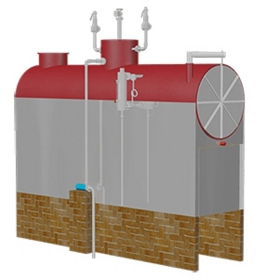 Reforma de Caldeira a Vapor Barra Mansa - Caldeira Flamotubular